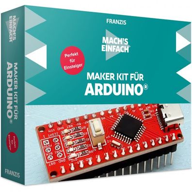 Maker Kit für Arduino Modellbausatz - Perfekt für Einsteiger - Franzis Verlag