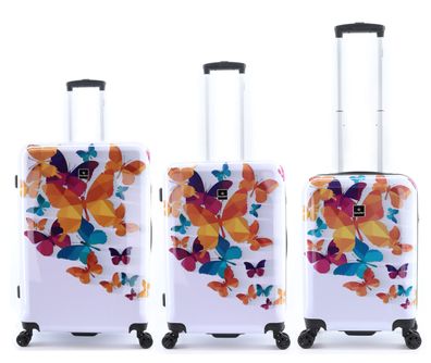 Saxoline Spinner 4 Rollen TSA Gr. S/M/L/SET Butterflies Fun