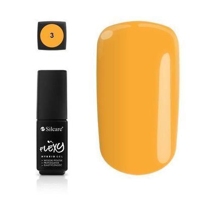 Silcare Flexy Gel-Nagellack 03, 4,5g - Langhaltend