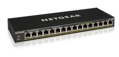 Netgear GS316PP 16-Port GB PoE+ unmgd. Switch 183W