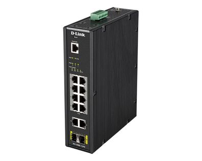 D-Link DIS 200G-12PS - Switch - managed - 10 x 10/100/1000 (8 PoE+)