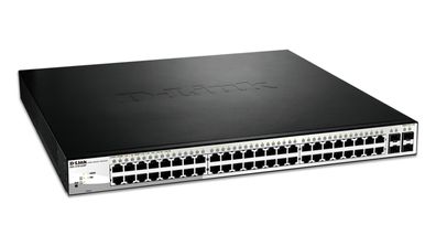 D-Link DGS 1210-52MP - Switch - Smart - 48 x 10/100/1000 (PoE)