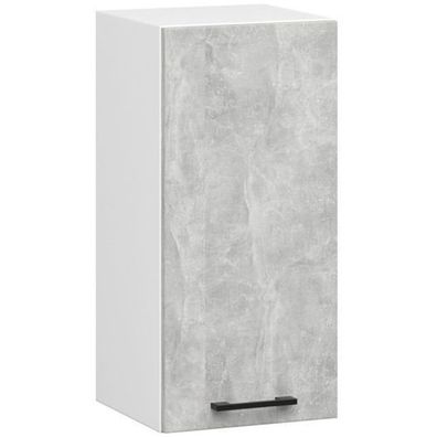 Hängeschrank Küchenschrank AKORD OLIWIA W30 Weiß 30 cm Front Beton B30 x H58 x T30 cm