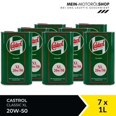 Castrol Classic XL 20W-50 7x1 Liter