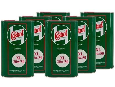 Castrol Classic XL 20W-50 6x1 Liter