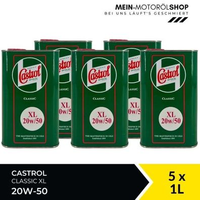 Castrol Classic XL 20W-50 5x1 Liter