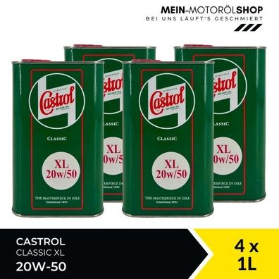 Castrol Classic XL 20W-50 4x1 Liter