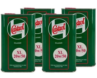 Castrol Classic XL 20W-50 4x1 Liter