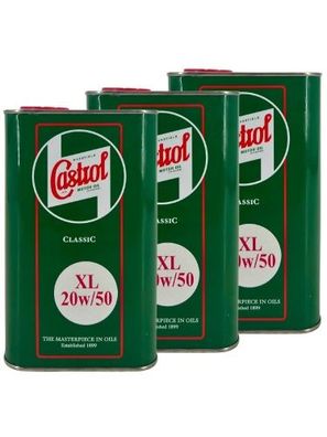 Castrol Classic XL 20W-50 3x1 Liter