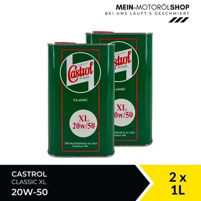 Castrol Classic XL 20W-50 2x1 Liter