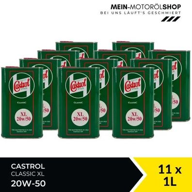 Castrol Classic XL 20W-50 11x1 Liter