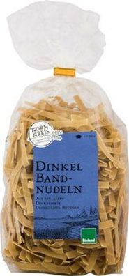 Kornkreis Bioland Dinkel-Band-Nudeln 500g