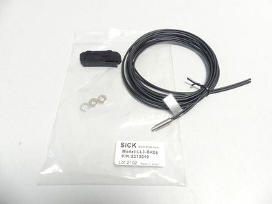 Sick LL3-DK06 Lichtleiter-Sensor L: 2m 5313019 ungebraucht