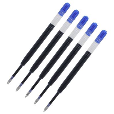 Nachfüllpack 5 Stück Ersatzmine Kulimine Gelmine 0,7 mm Nachfüller Blau Gelstift