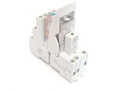 ABB CR-M4LS Relaissockel + CR-P/M 42V Steckmodul + CR-M024DC4 Relais