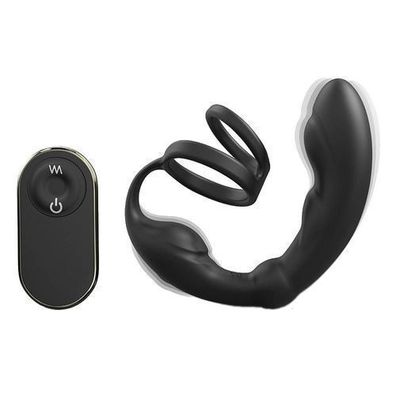 Dorcel Prostatastimulator mit Doppel-Penisring - Premium Vibrationsmassagegerät fér M