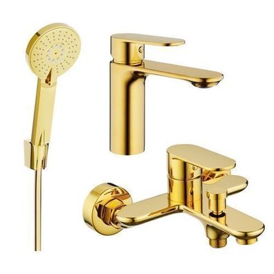 Mexen Milo R40 Badewannenset, Gold - 71303R40-50