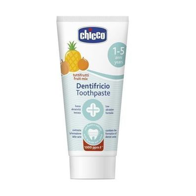 Chicco Kinderzahnpasta 1000 ppm Fluor, Multifrucht - 50 ml