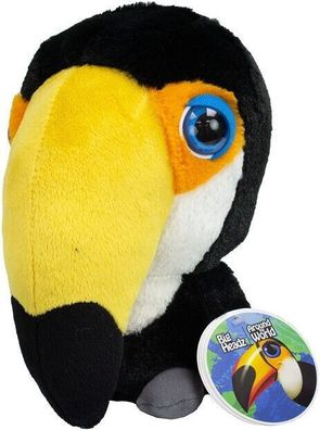 Big Headz Tukan Plüschtier 21 cm Around the World NEU