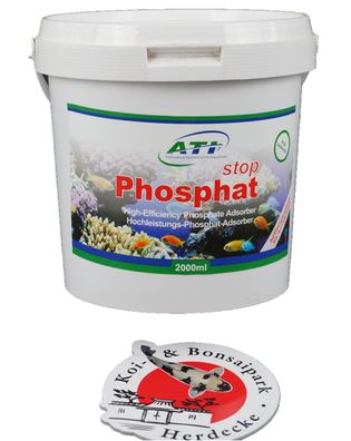 ATI Phosphatbinder Phosphat Stop Süß- und Meerwasser PO4 Senkung 2 Liter