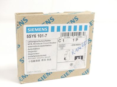 Siemens 5SY6101-7 Leitungsschutzschalter C1 230/400V ungebraucht