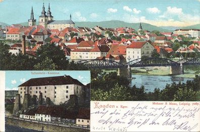 Kaaden a. Eger (Kadan) Ansicht Postkarte AK 1907