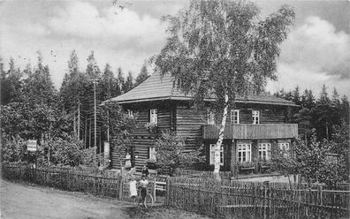 Ulrichsgrün Böhmen Waldrestaurant Forsthaus SKT. KLARA Postkarte 1939