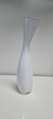 10.9.301 Lawo Lacquervase vase lawo Weiss Schwarz Holz Design Designvase