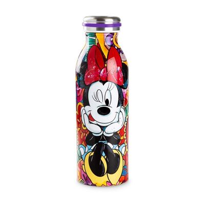 81307 Thermoflasche Minnie Edelstahl mehrfarbig Circa 500ml Höhe 21,5 - Ø 6,5cm