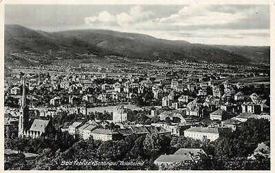 Bad Teplitz-Schönau Teilansicht Postkarte AK