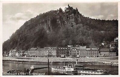 Bodenbach a. Elbe Schäferwand (Elbsandsteingebirge) Sudetengau Postkarte AK