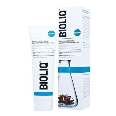 BIOLIQ Dermo, Nachtregenerationscreme für Aknehaut, 50 ml