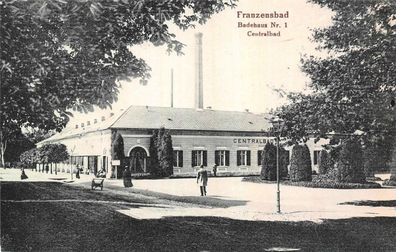 Franzensbad Badehaus Nr. 1 Centralbad AK