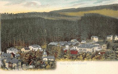 Gruss aus Ober-Eichwald Postkarte AK