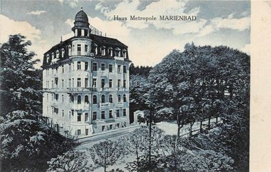 Haus Metropole Marienbad Postkarte