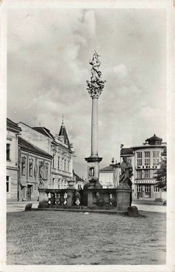 Holesov Namesti socha sv. Trojice Holleschau Postkarte AK 1941