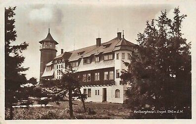 Keilberghotel i. Erzgeb. 1245 m. ü. M. Postkarte AK 1925