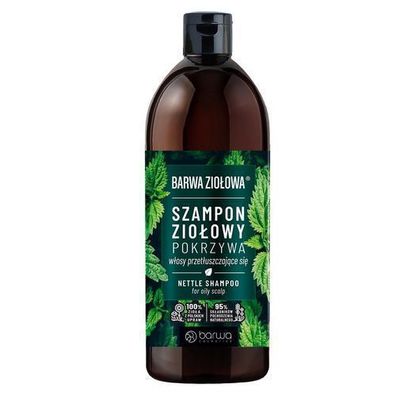 Barwa Szampon pokrzywowy do wÅ?osÃ³w przetÅ?uszczajÄ?cych siÄ?, 480ml