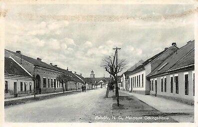 Pohrlitz N. D. Hermann Göringstrasse Postkarte AK