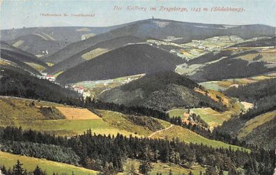 Der Keilberg im Erzgebirge Radiumbad St. Joachimsthal Postkarte AK 1921