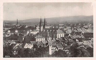 Eger Ansicht Postkarte AK 1939