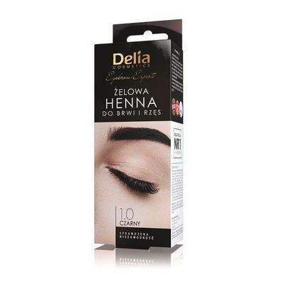 Delia Augenbrauen Experten Gel-Henna, 15ml, Schwarz