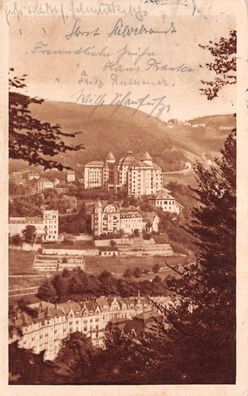 Karlsbad Hotel "Imperial" Postkarte AK 1929