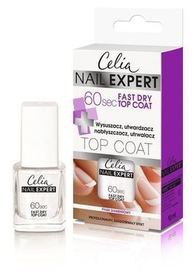 Celia-Nägel Schnelltrocknender Überlack, 10ml - Hochglanz und Haltbarkeit