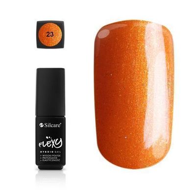 Silcare Flexy Hybrid Nagellack für Nägel 23, 4,5g - Intensive Farben & Top Haftung