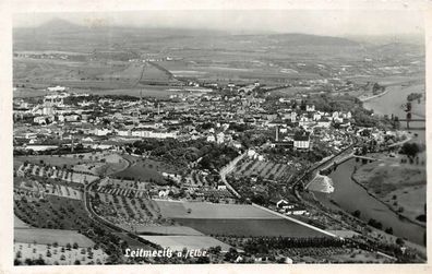 Leitmeritz a./Elbe Luftaufnahme Ansicht Postkarte AK 1940