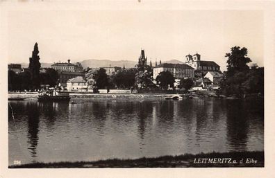 Leitmeritz a. d. Elbe Feldpostkarte AK 1943