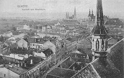 Olmütz Ausblick vom Maurizturm Postkarte