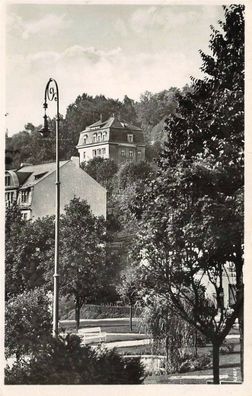 Radiumbad St. Joachimsthal Kurpark und "Koboldstein" Postkarte AK 1944