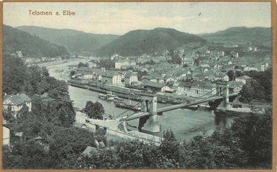 Tetschen a. Elbe Postkarte AK